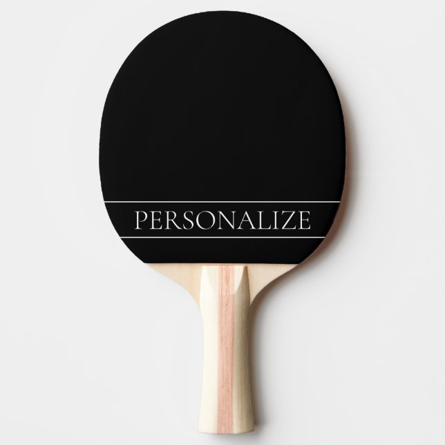 Classy Black & White eller DIY Pingisracket (Framsidan)