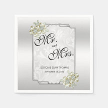 Classy Blommigt Gem, Silver Framed Bröllop