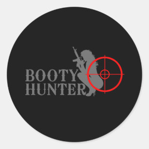 Classy Booty Hunter Runt Klistermärke