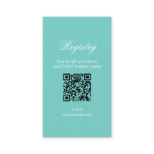 Classy Bride & Co Teal Blue Möhippa Registry
