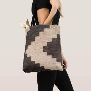 Classy Brown & Beige Design Tygkasse