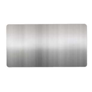 Classy Brushed Aluminium Fraktsedel