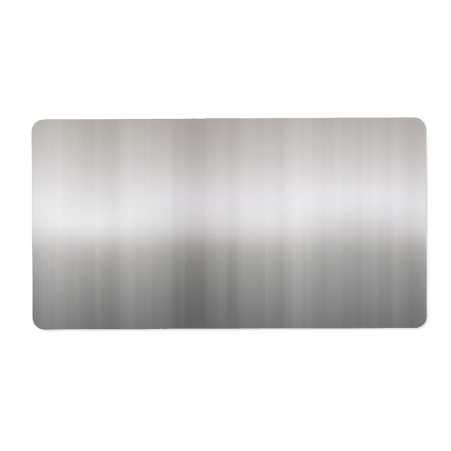 Classy Brushed Aluminium Fraktsedel (Framsidan)