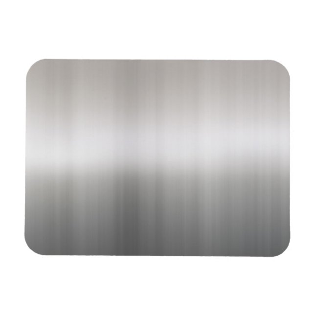 Classy Brushed Aluminium Magnet (Horisontell)