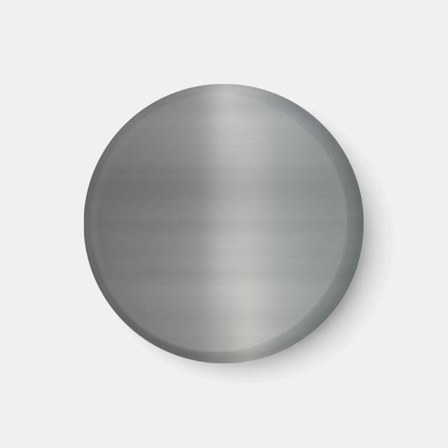 Classy Brushed Metall Textured Magnet (Framsidan)