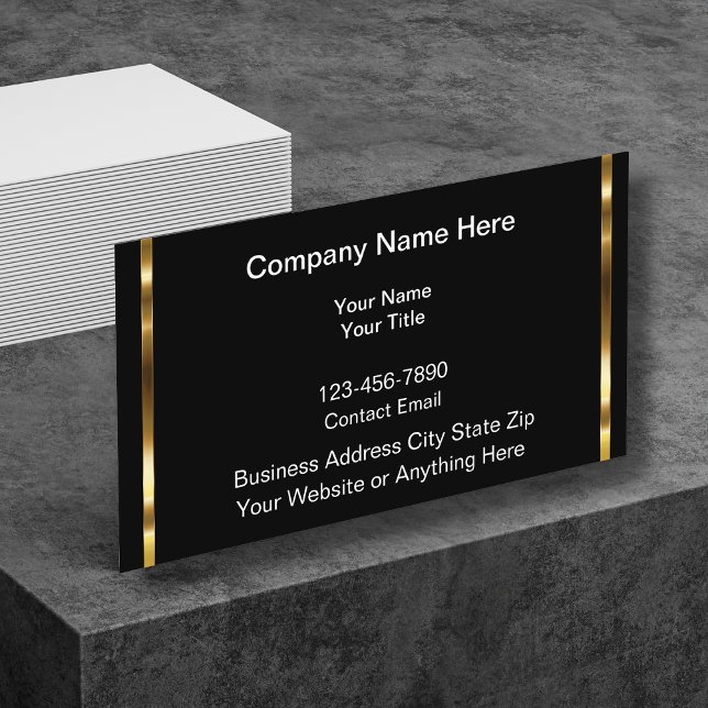 Classy Business Profile Contact Cards Visitkort (Skapare uppladdad)