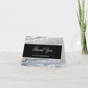 Classy Business Tack Stone Marble-utseende Kort