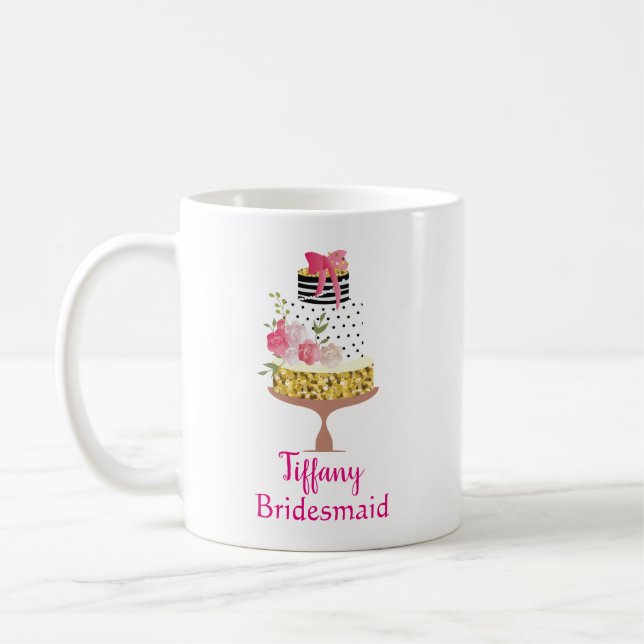 Classy Cake Bridesmaid Kaffemugg (Vänster)