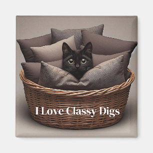 Classy Cat Magnet
