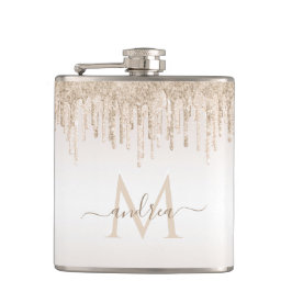 Classy Champagne Glitter - Engrammed Namn Fickplunta