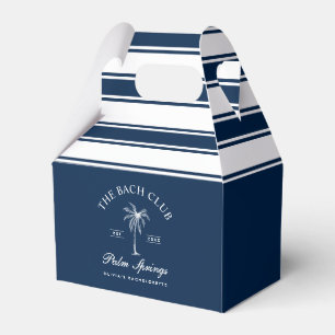 Classy Chic Navy and White Bachelorette Presentaskar
