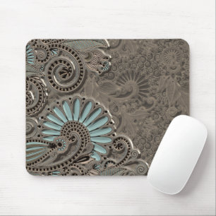 Classy Chic Söt Damask Paisley Blommönster M Musmatta