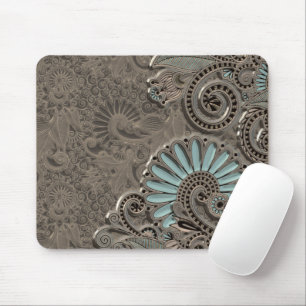 Classy Chic Söt Damask Paisley Blommönster Musmatta