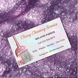 Classy Cleaning Services Visitkort