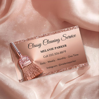 Classy Cleaning Services Visitkort