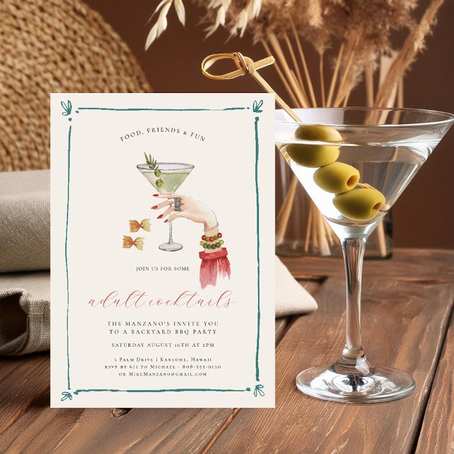 Classy Cocktail Party Inbjudningar (Skapare uppladdad)