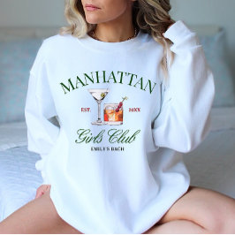 Classy Cocktails Grönt & Red Girl's Klubb T Shirt