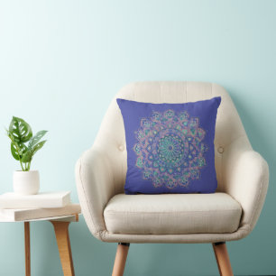 Classy Colorfull Mandala India Stil 3 Kudde