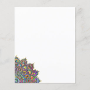 Classy Colorfullt Mandala India Stil 1