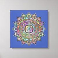 Classy Colorfullt Mandala India Stil 1