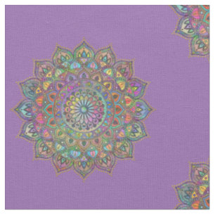 Classy Colorfullt Mandala India Stil 1 Tyg