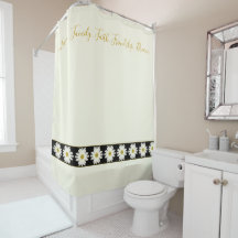 Classy Creamy White-Daisy med svart