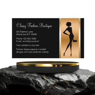 Classy Dam Mode Boutique Visitkort