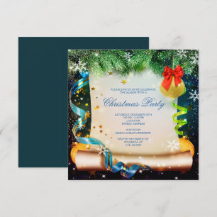 Classy Decorative jul Rulla jul Inbjudningar