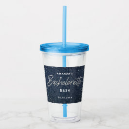 Classy Denim Diamonds Bachelorette-partiets Anpass Take Away Mugg