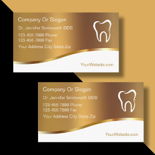 Classy Dentist-Affärskort Visitkort