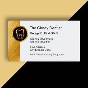 Classy Dentist-Affärskort Visitkort