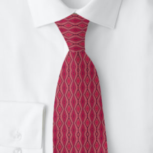 Classy Diamond Business Rosa NeckTie Slips