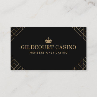 Classy Diamond Mönster Royal Casino Affärskort Visitkort