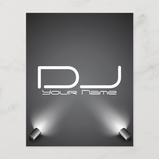 Classy DJ Party Flyer (Framsidan)