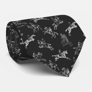 Classy Elegant Equestrian Black White Horse Riding Slips