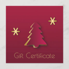 Classy Elegant Guld Red Julgran