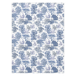 Classy Elegant Rustic Blue Land Toile