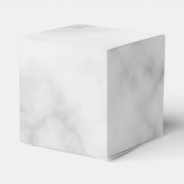 Classy Elegant White Marble Mönster Presentaskar (Baksidan Sidan)