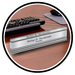 Classy Executive Gift Namn Plaque