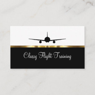 Classy Flight Training Service Visitkort