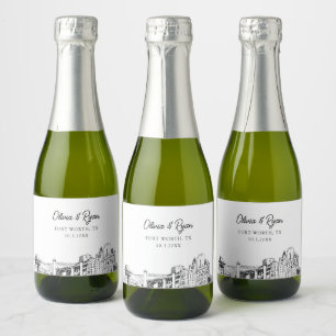 Classy Fort Worth Wedding Favor Anpassningsbar Min