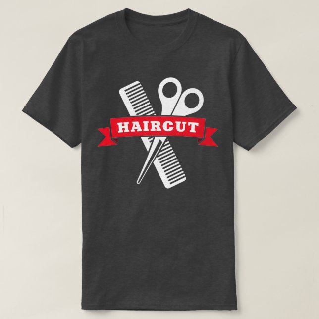 Classy-frisyr T Shirt (Design framsida)