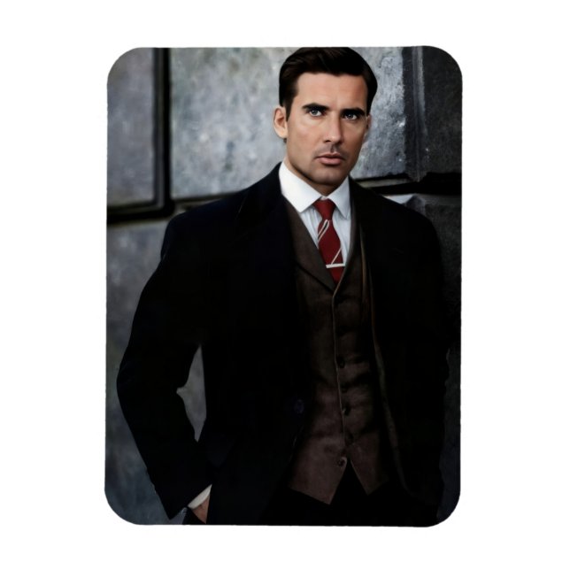 Classy Gentleman flexible photo magnet (Vertikal)