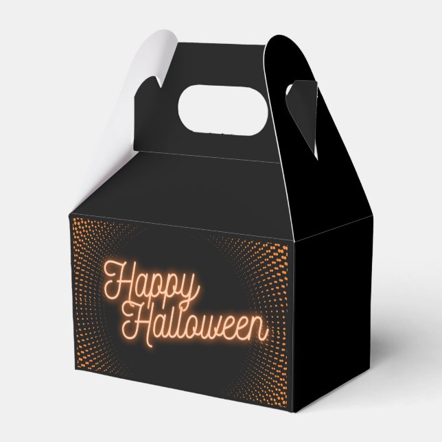Classy Glowing Happy halloween Presentaskar (Framsidan Sidan)