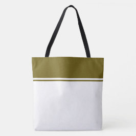 Classy Golden Olive Top Tävla Rand On White Tygkasse