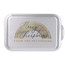 Classy Golden Rainbow Family Namn God jul