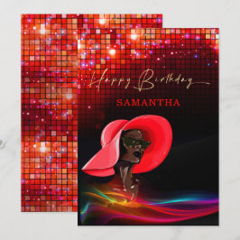 Classy Grattis på födelsedagen African American Wo Meddelande