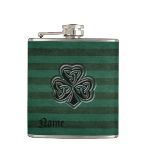 Classy grundge Irish turkiskt schamprock personlig Fickplunta