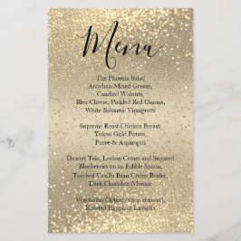 Classy Guld Glitter - Menu