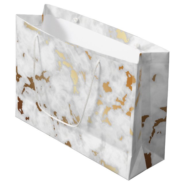 Classy Guld Marble-sten (Framsidan Vinklad)